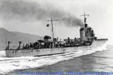 The sister ship of ALDEBARAN, torpedo boat ALTAIR during tests. The ships were twins and were constructed at the same period in Ansaldo shipyard in Genova