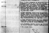 Καταχώρηση της βύθισης του ALDEBARAN, με ημερομηνία 20.10.1941, στο Ημερολόγιο Πολέμου του γερμανικού Ναυαρχείου Αιγαίου (Admiral Ägäis). Η υπογραφή είναι του Ναυάρχου Αιγαίου, Αντιναυάρχου (Konteradmiral) Erich Förste.
