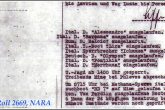 The entry concerning the sinking of R.D 7 in the War Diary of the German commander of the Sea Defense of Attika (T1022, Roll 2669, NARA)