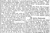 Newspaper report of the shipwreck Clio