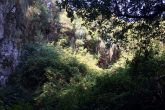This green scenery is the part that unites the two caves.