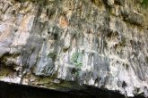 Stalactite formations outside the cave.
