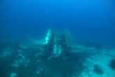 The Cessna U260F lays on the seabed of Saronic Gulf on a depth close to 40 meters.