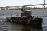 1940 built tug E.F. Moran Jr. at work in Philadelphia, 19 October 2005